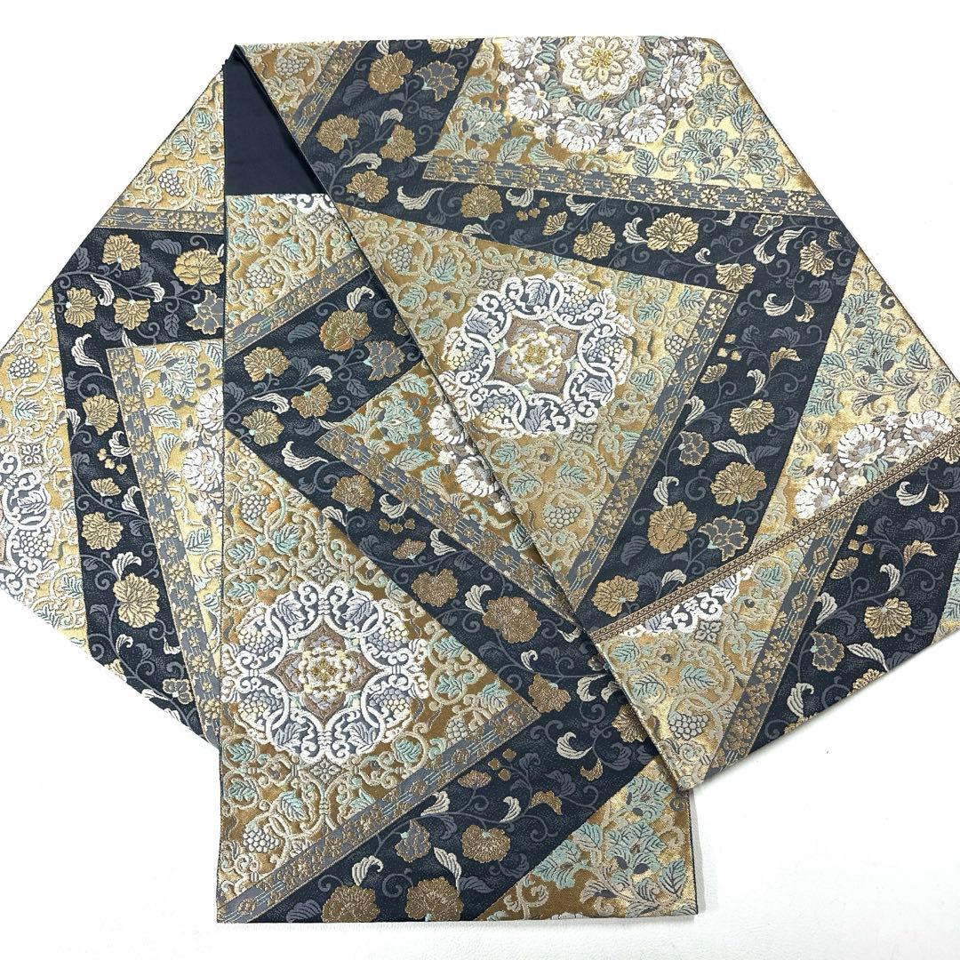 専用帯6053 6084 二本セット●服部織物謹製 高級 正絹 落款 六通 袋帯