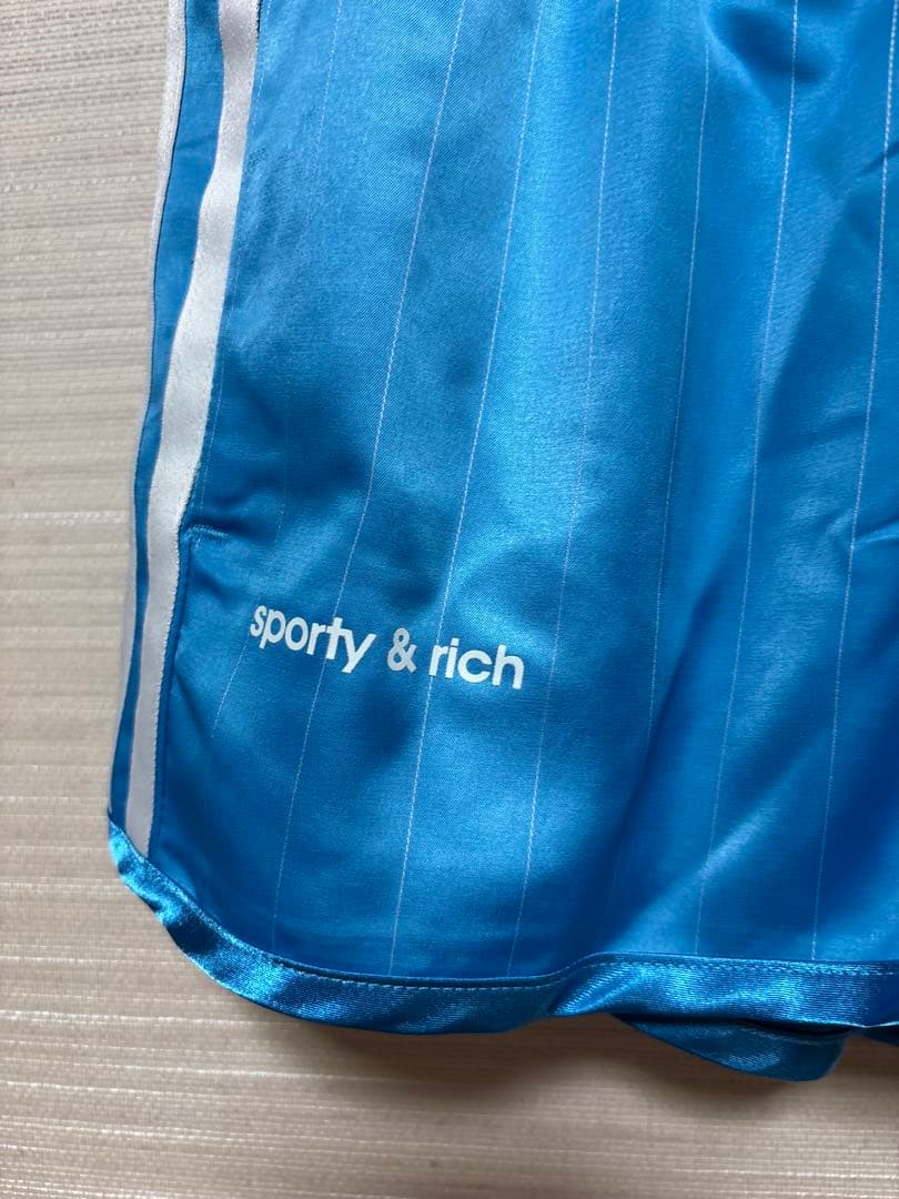 Sporty & Rich adidas ショートパンツ 青