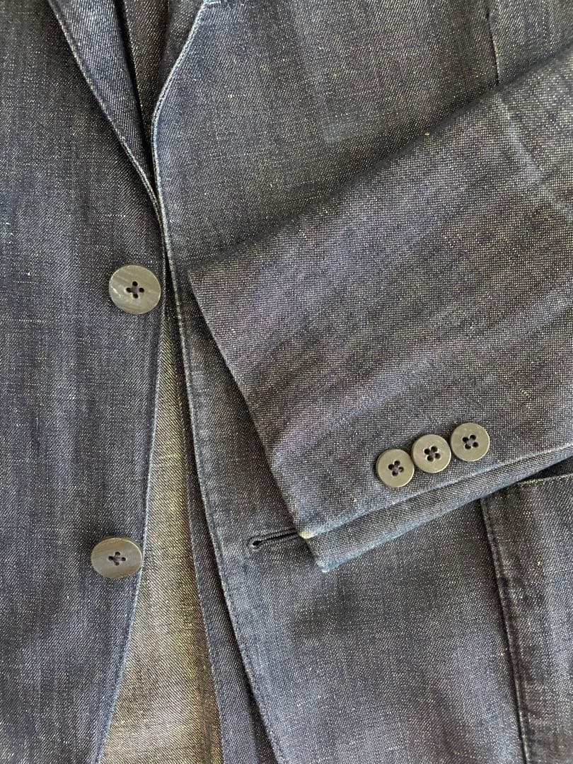 LARDINI ラルディーニ コットンリネン デニムスーツ