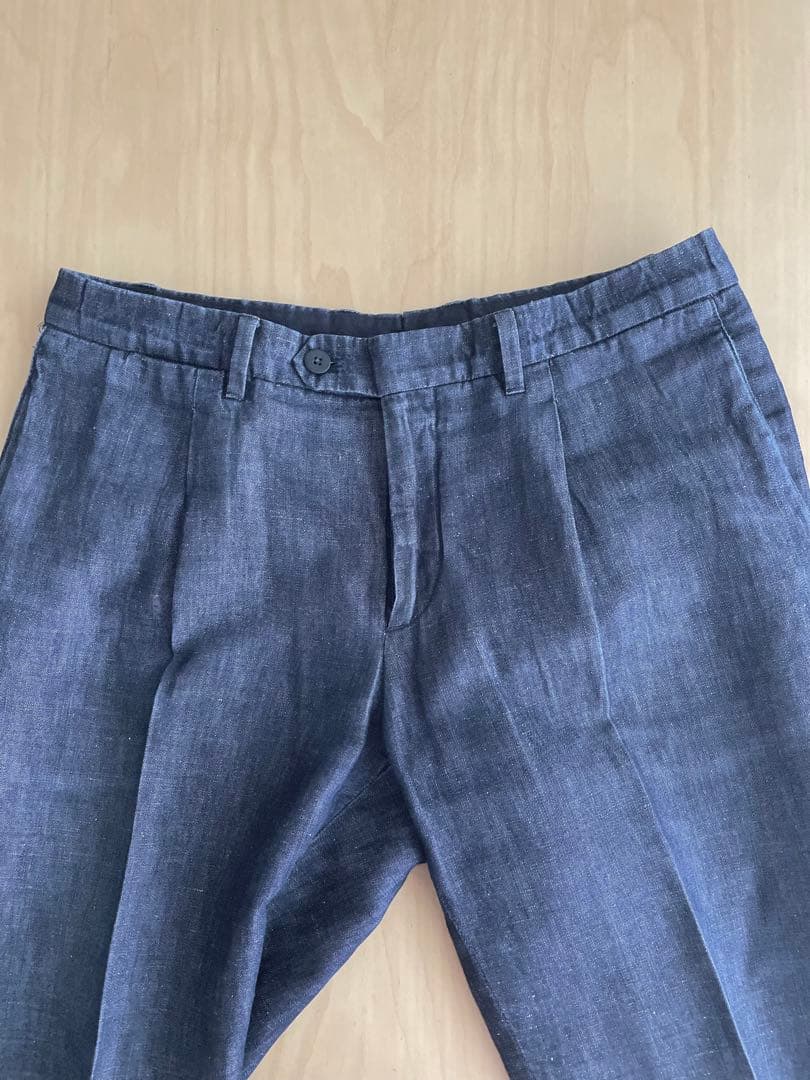 LARDINI ラルディーニ コットンリネン デニムスーツ