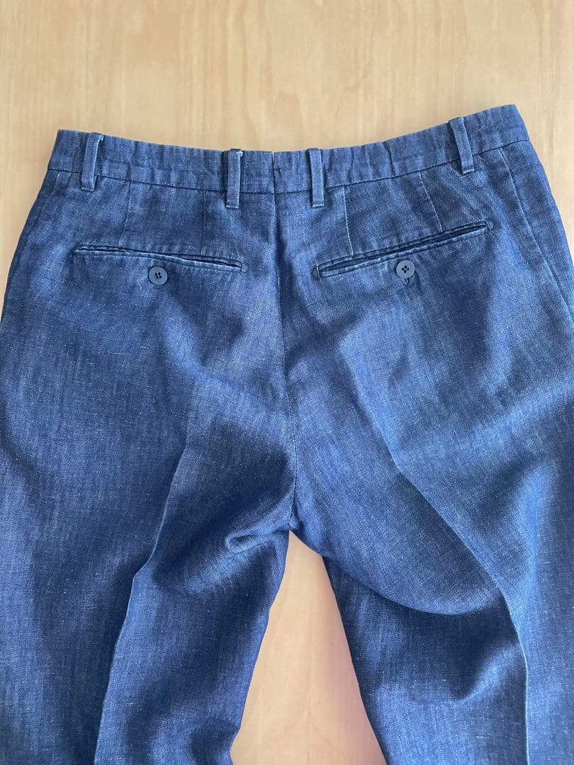 LARDINI ラルディーニ コットンリネン デニムスーツ