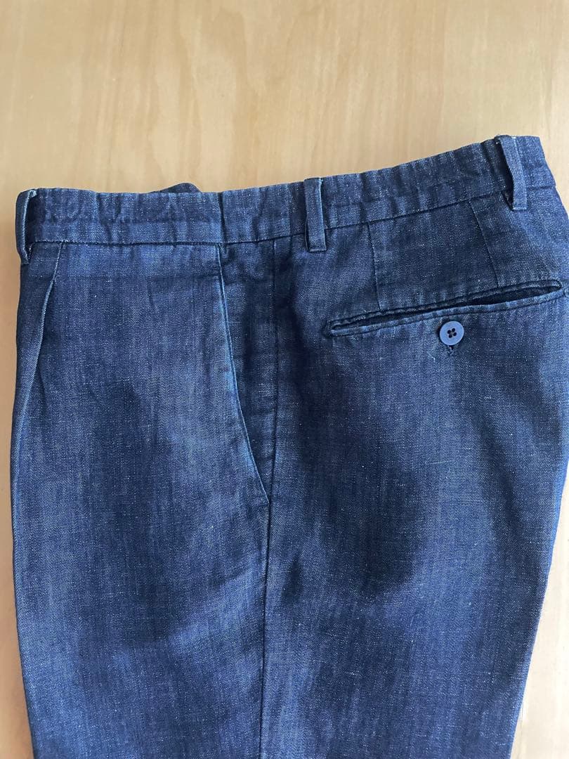 LARDINI ラルディーニ コットンリネン デニムスーツ