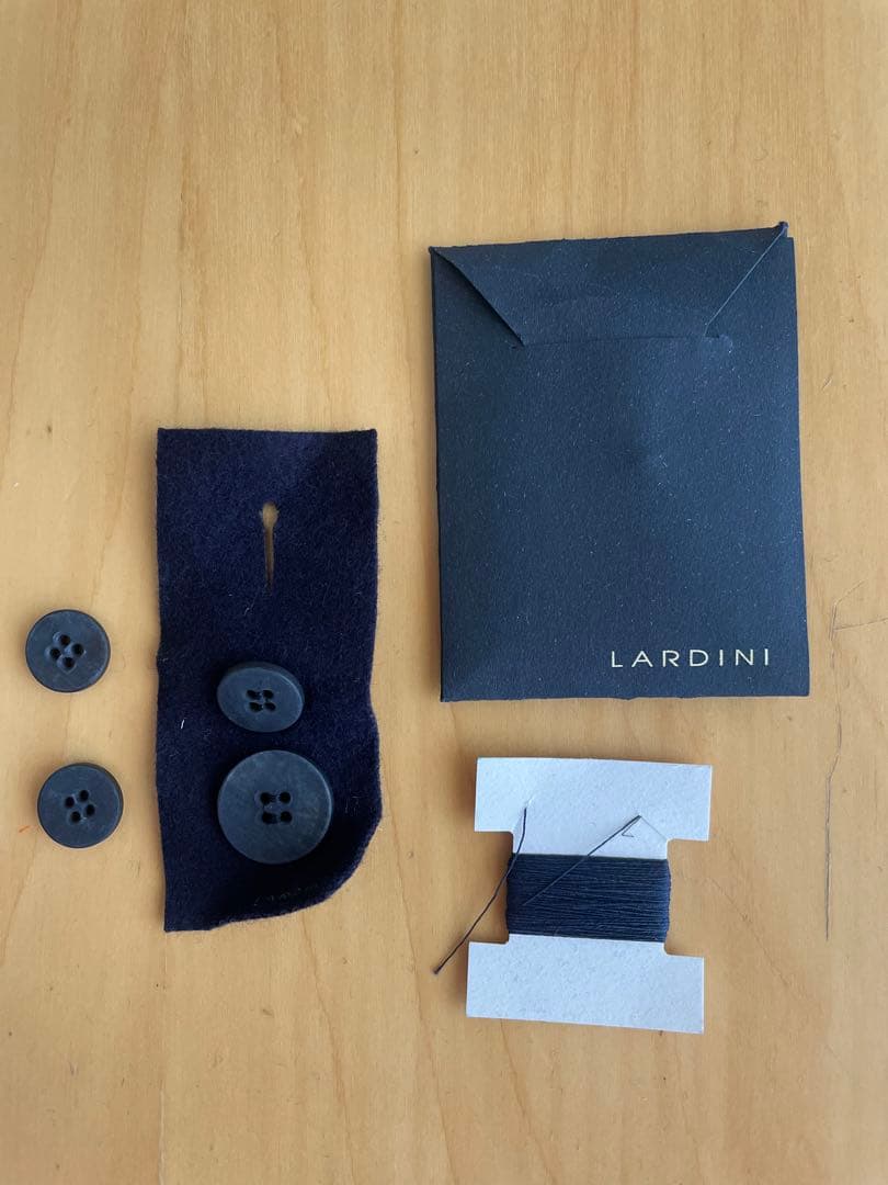LARDINI ラルディーニ コットンリネン デニムスーツ