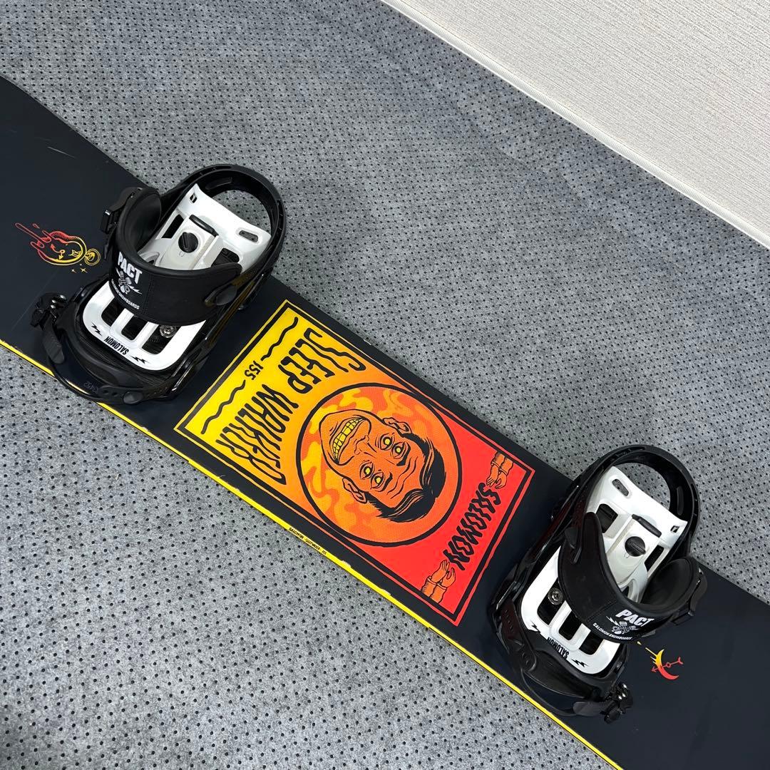 ５回使用 155cm SALOMON SLEEP WALKER×PACT M