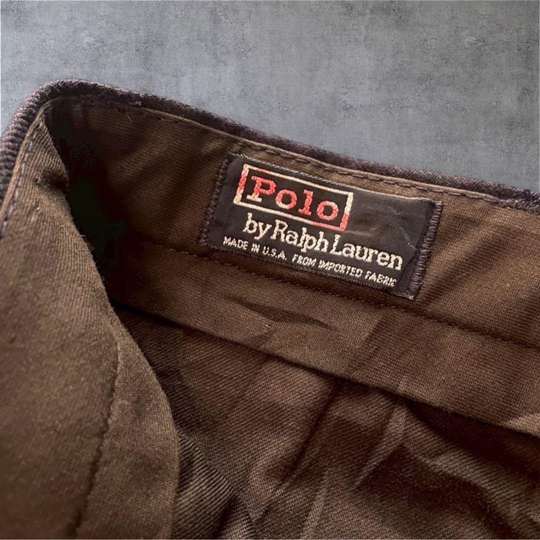 Polo Ralph Lauren ブラックウォッチUSA製ウールW34 L36