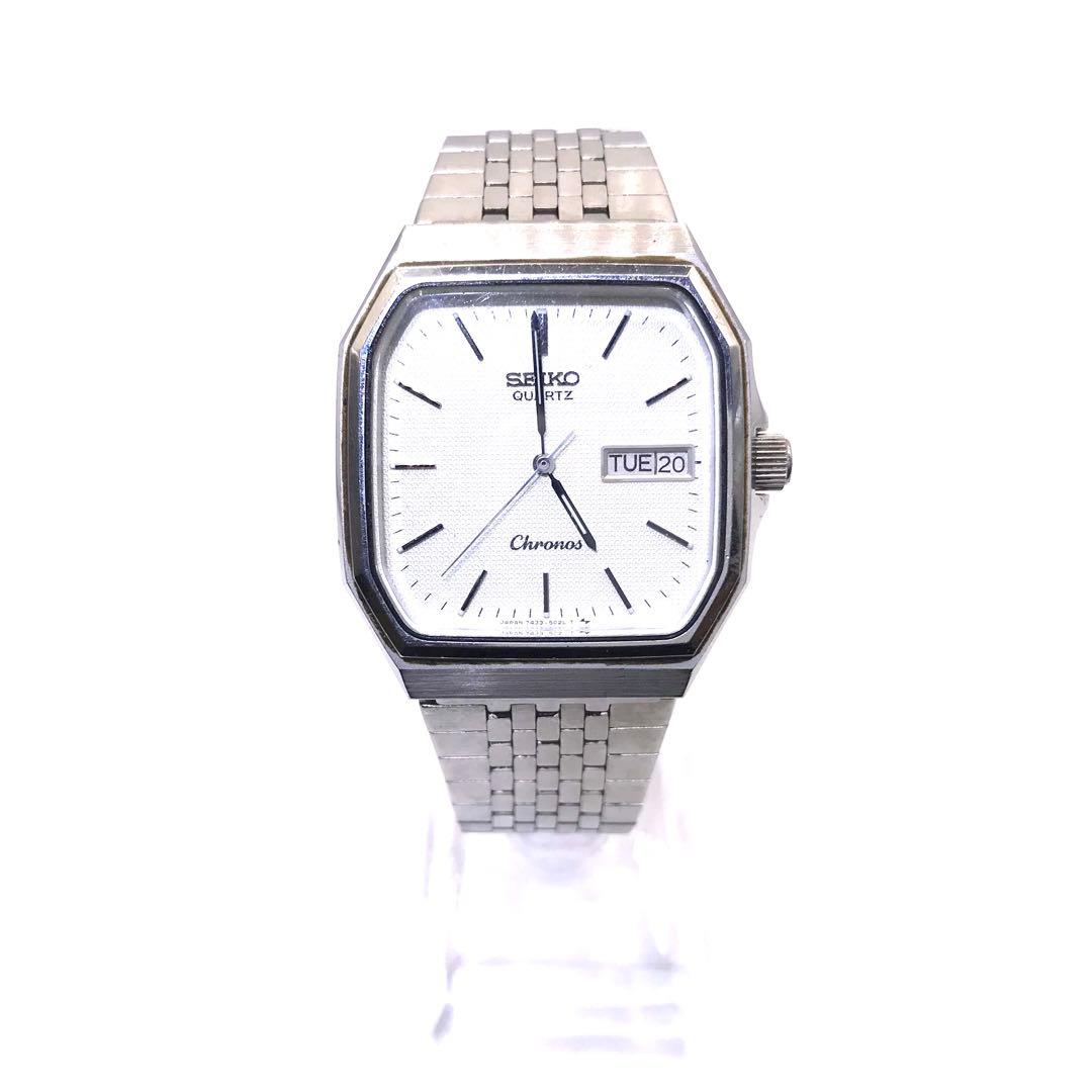 SEIKO セイコー　クロノス　オクタゴンケース　腕時計　クォーツ　メンズ　稼働