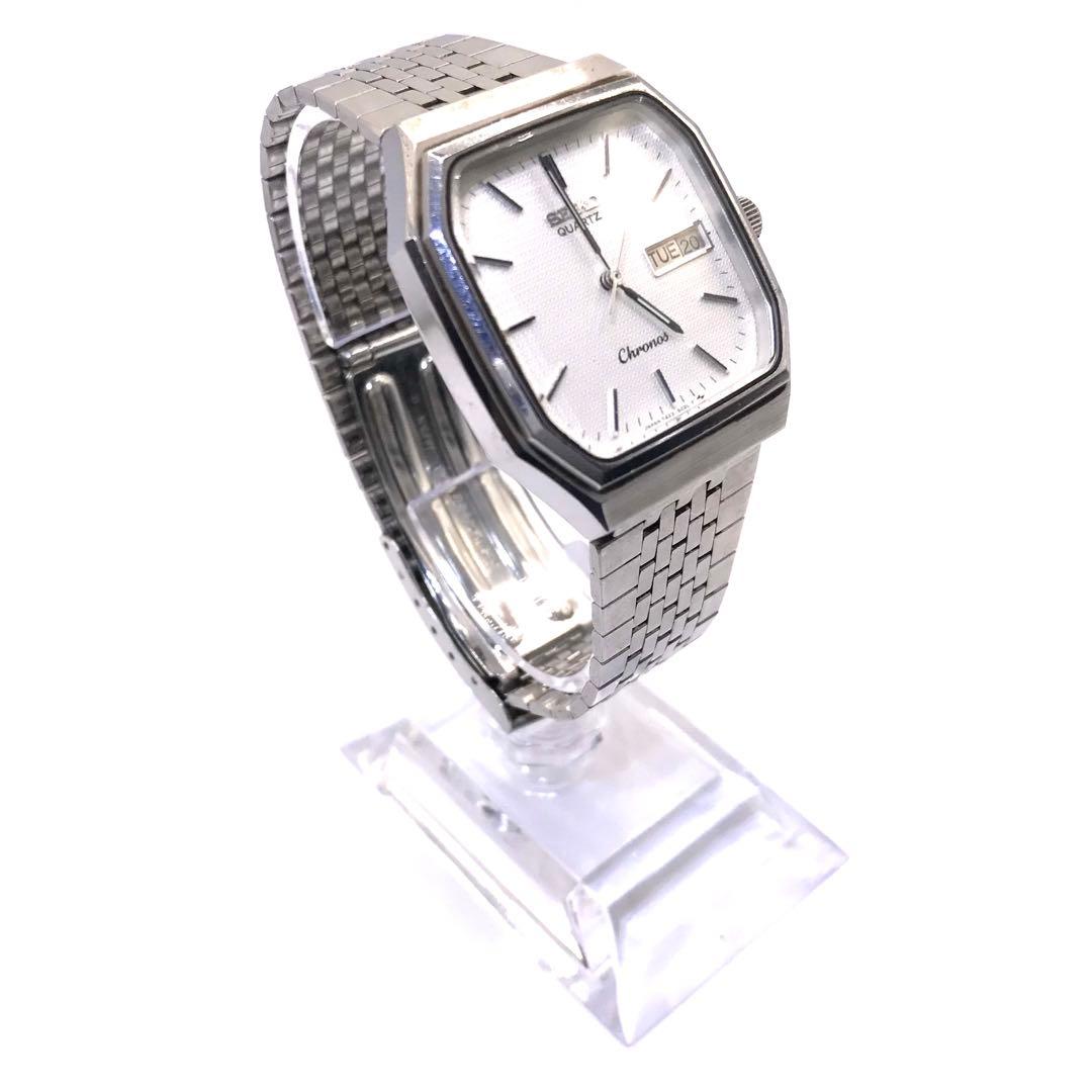 SEIKO セイコー　クロノス　オクタゴンケース　腕時計　クォーツ　メンズ　稼働