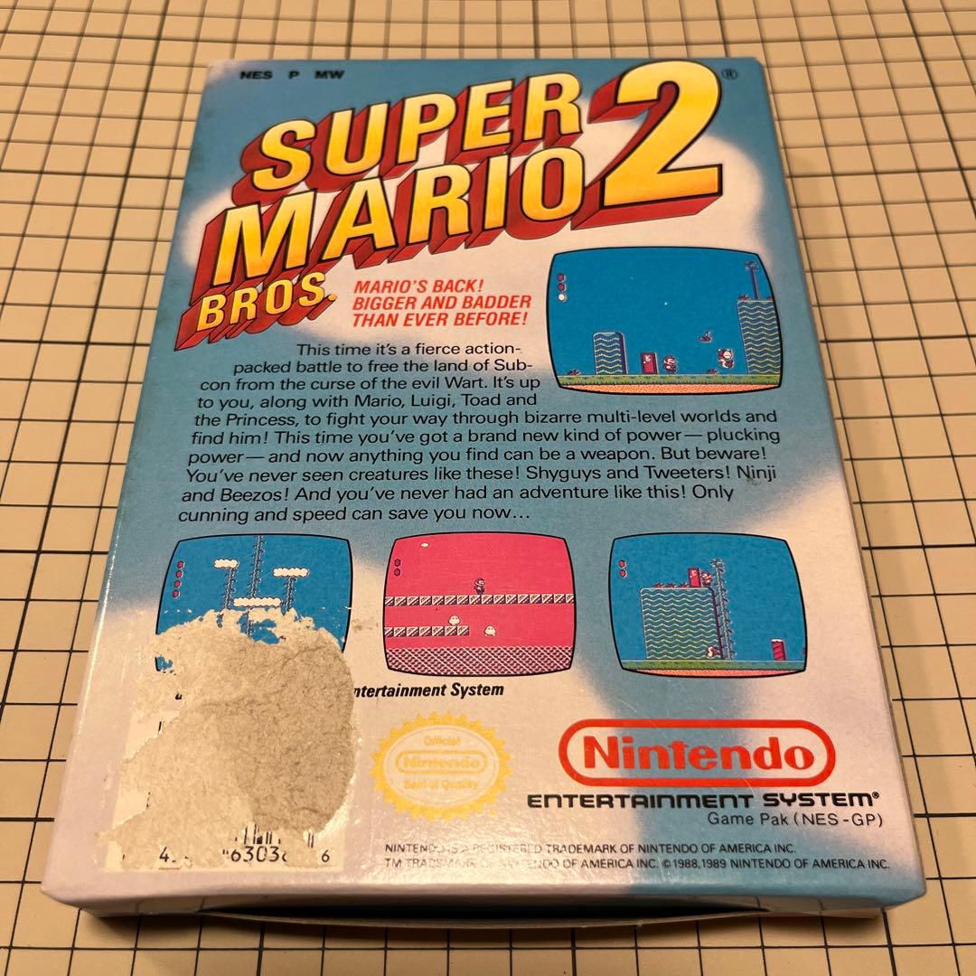 北米版 スーパーマリオブラザーズ2