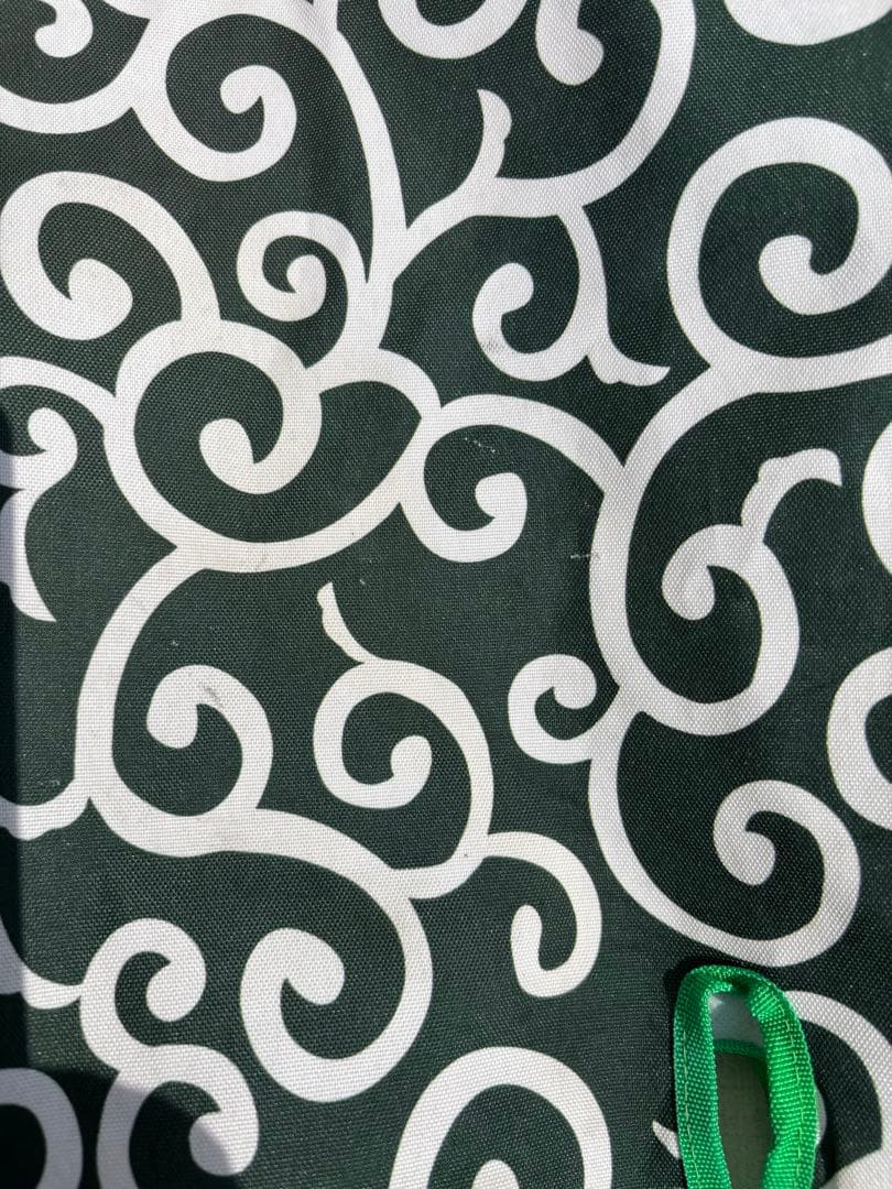 AZROF アズロフ スタンド キャディバッグ カラクサグリーン 唐草模様