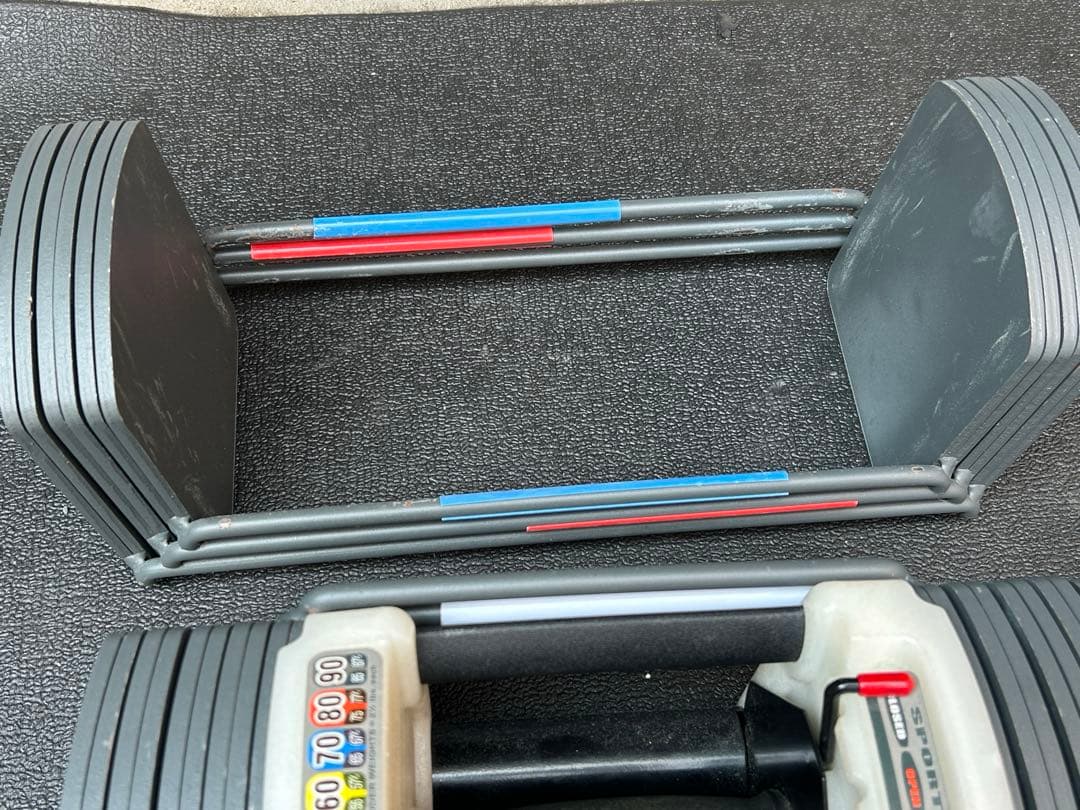 パワーブロック　ブロックダンベル　90ポンド　約41キロ　2個セット　可変式