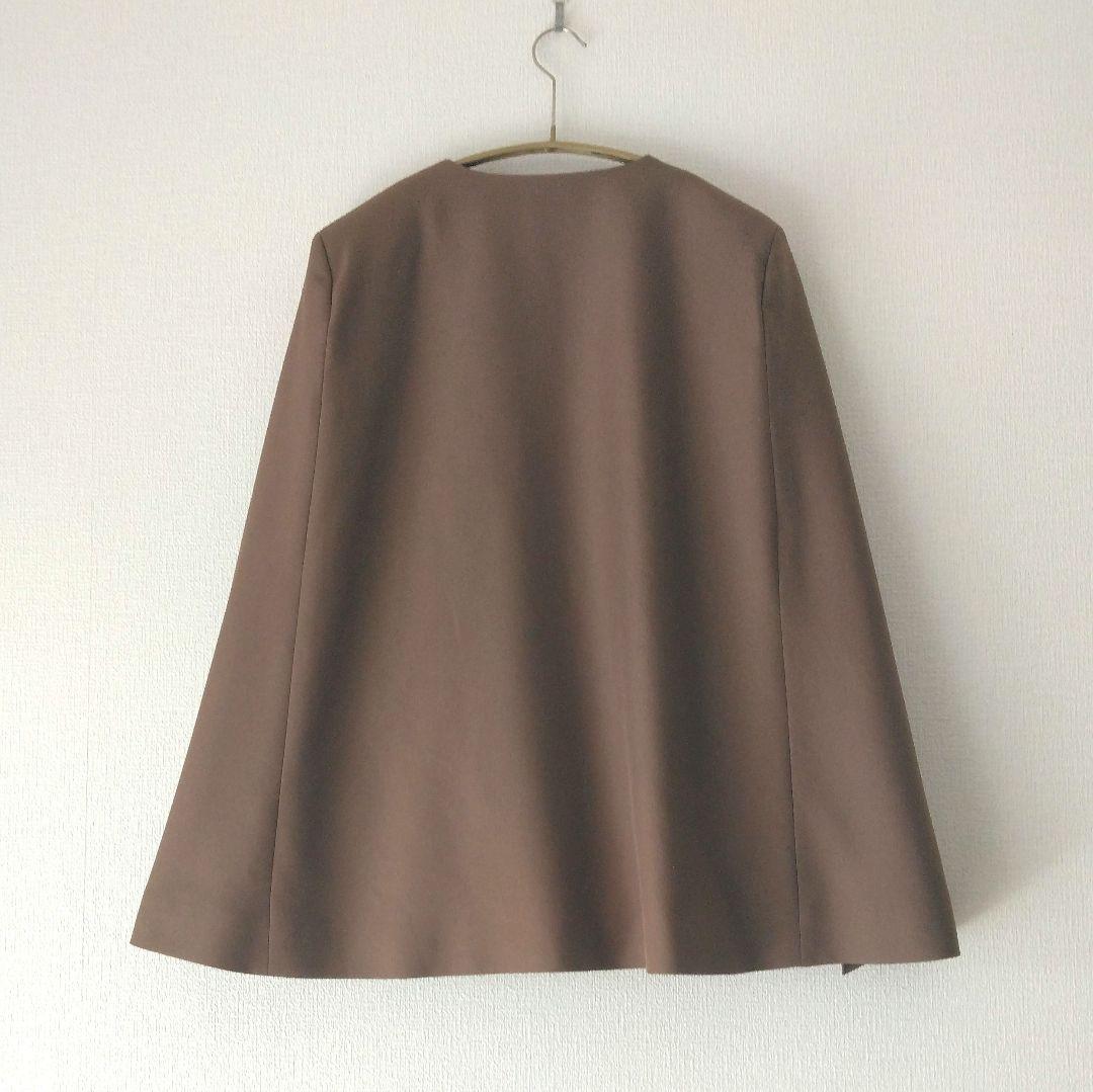 MAISON de R メゾンドアール マントスリーブ ノーカラー ジャケット