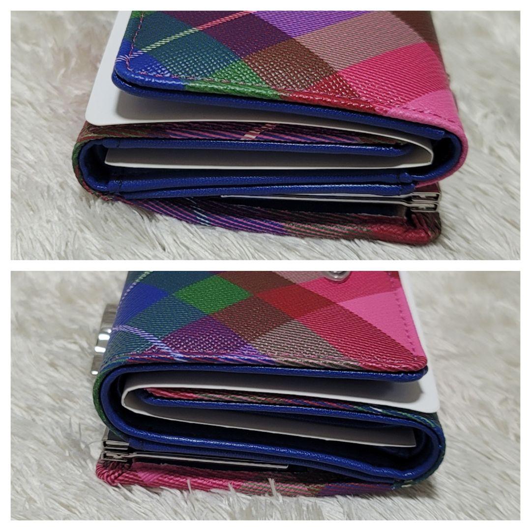 未使用✨Vivienne Westwood 三つ折り財布 タータンチェック 箱付