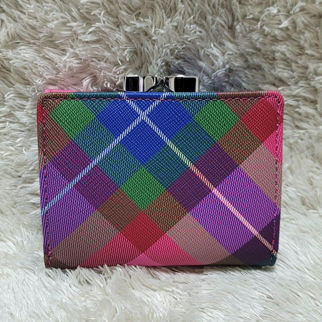 未使用✨Vivienne Westwood 三つ折り財布 タータンチェック 箱付