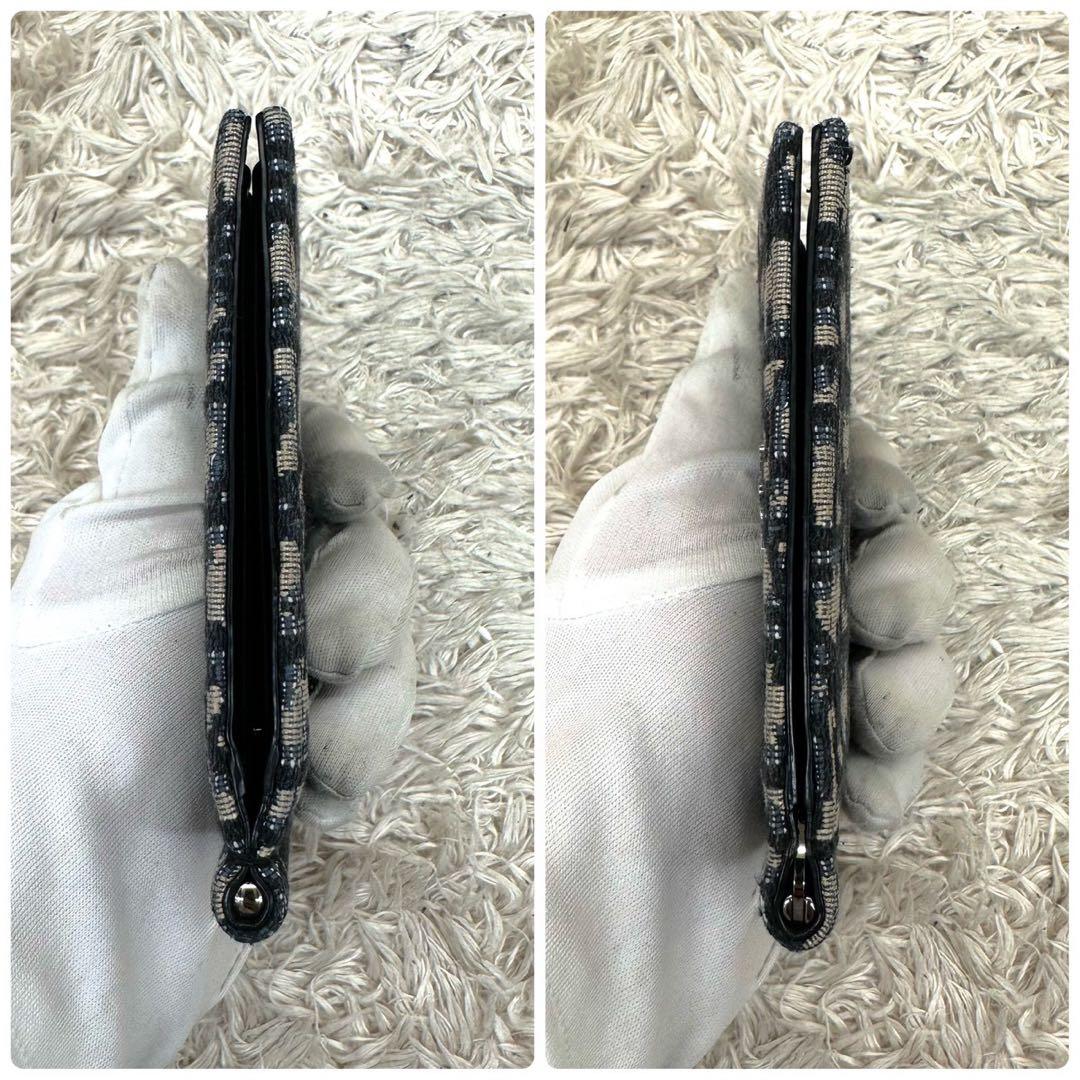 【未使用級】ディオール マネークリップ トロッター オブリーク ジャガード