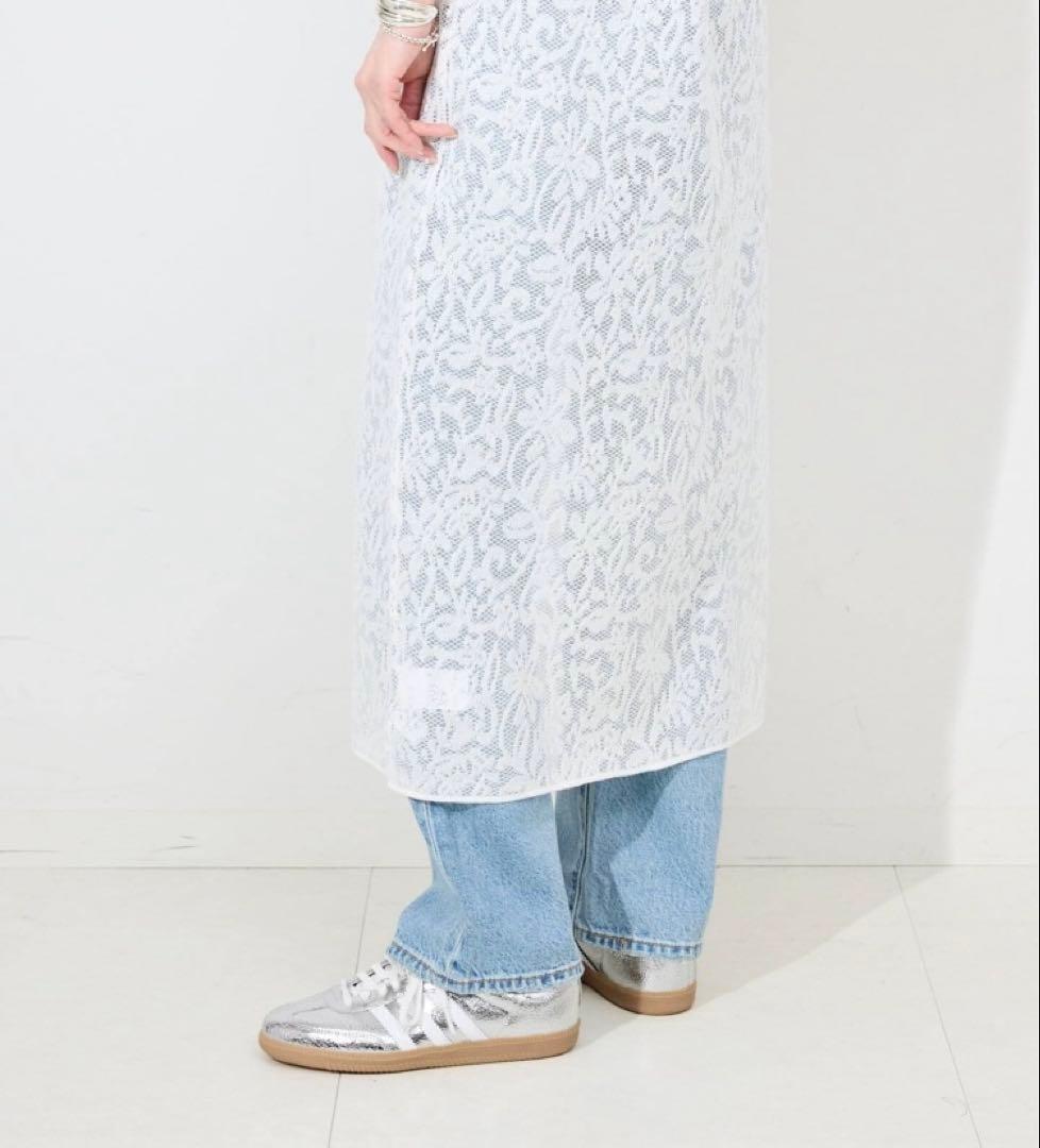 新品未使用adidas/アディダス SAMBA OGWシルバー23.5㎝