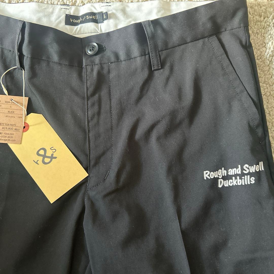 CLUBMAN　rough & swell ブラック ゴルフパンツ L