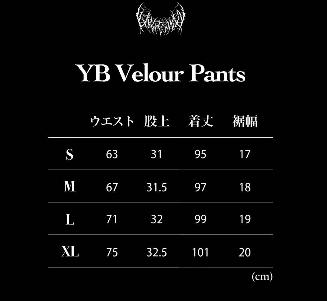 PxrgeTrxxxper着用 YB Velour Jacket XL上下セット