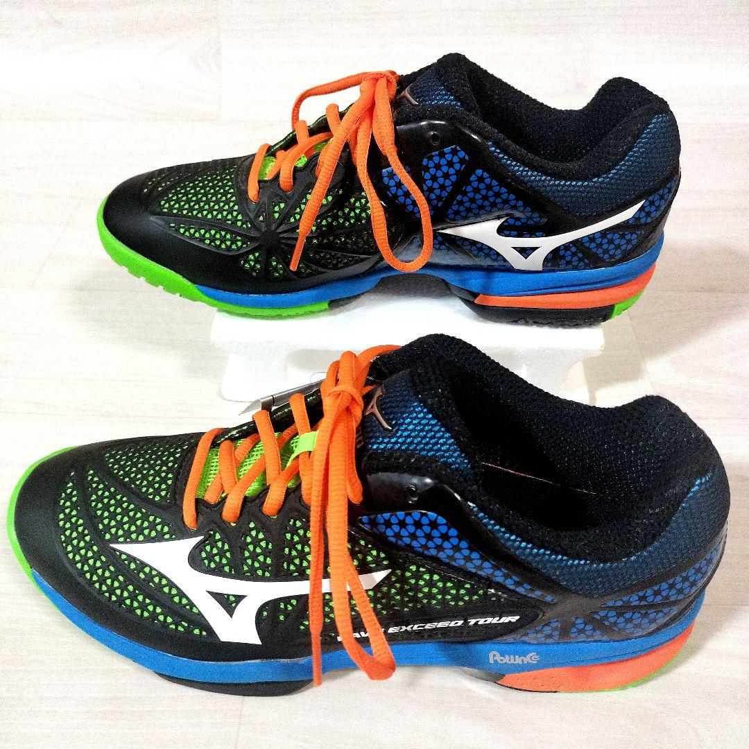 新品【MIZUNO】ミズノ ウエーブエクシードツアー2 テニスシューズ 25.5