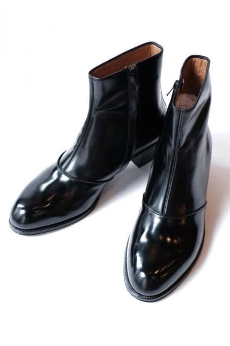 Le Yucca's Art.Y28318 サイドジップブーツ BLACK