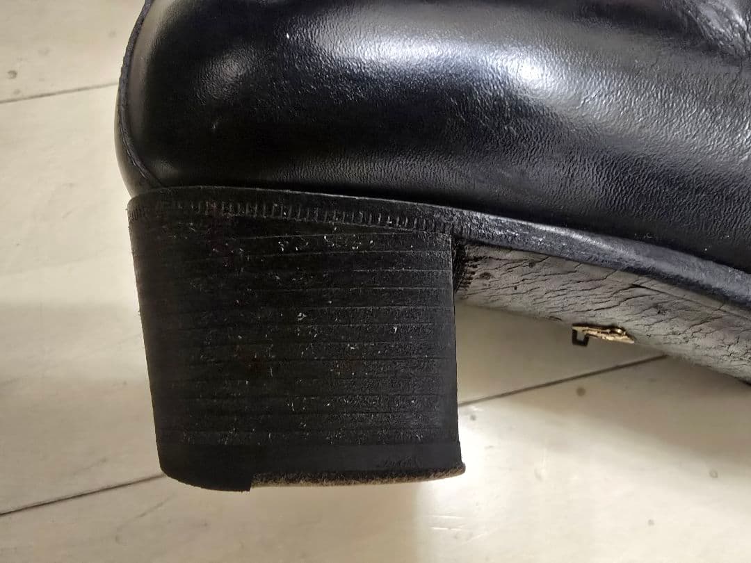 Le Yucca's Art.Y28318 サイドジップブーツ BLACK