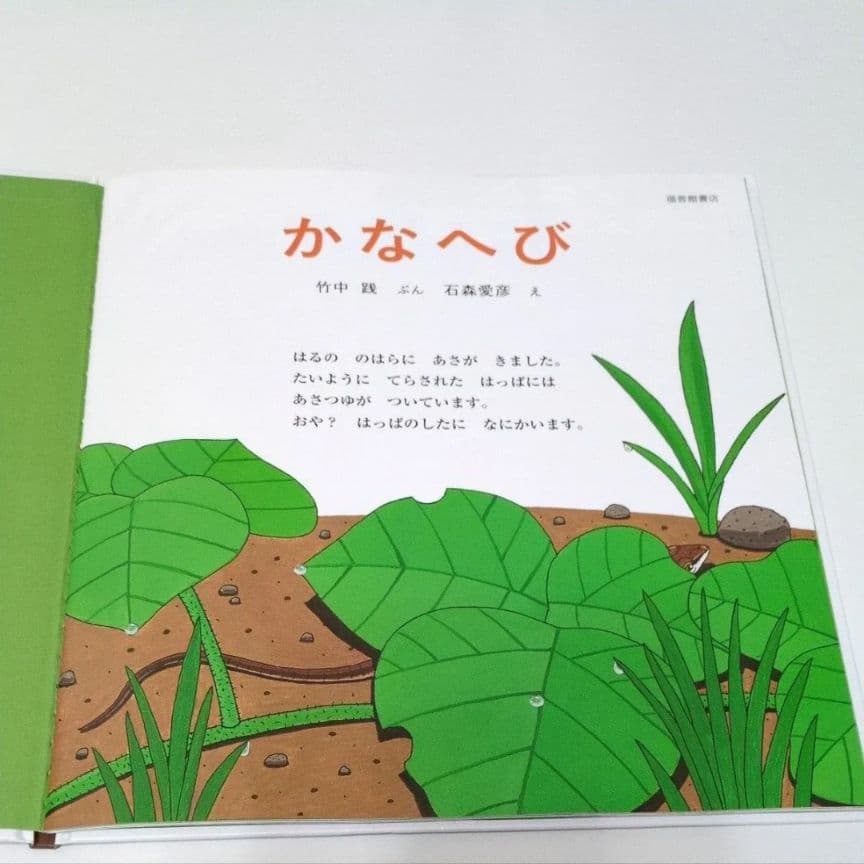 【かがくのとも絵本】かなへび 竹中践　石森愛彦　福音館書店　よみきかせえほん