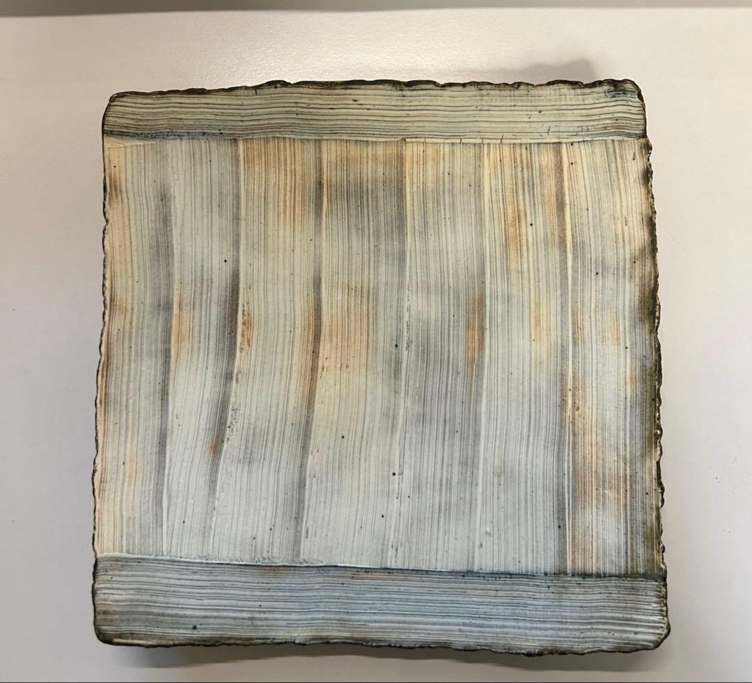 ココチ舎 Cocochiya（市野雅利）　角皿2枚組 インディゴ24cm 丹波焼