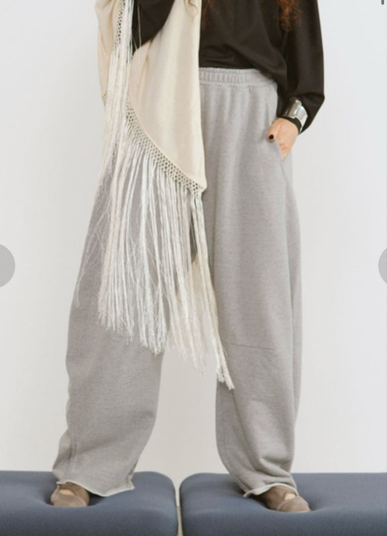 【Suuです】CITY SHOP “O” SWEAT PANTS 36