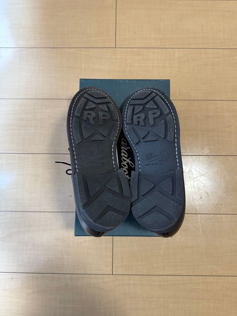 パラブーツ シャンボード CHAMBORD Uチップ 黒　7.5/26.0cm