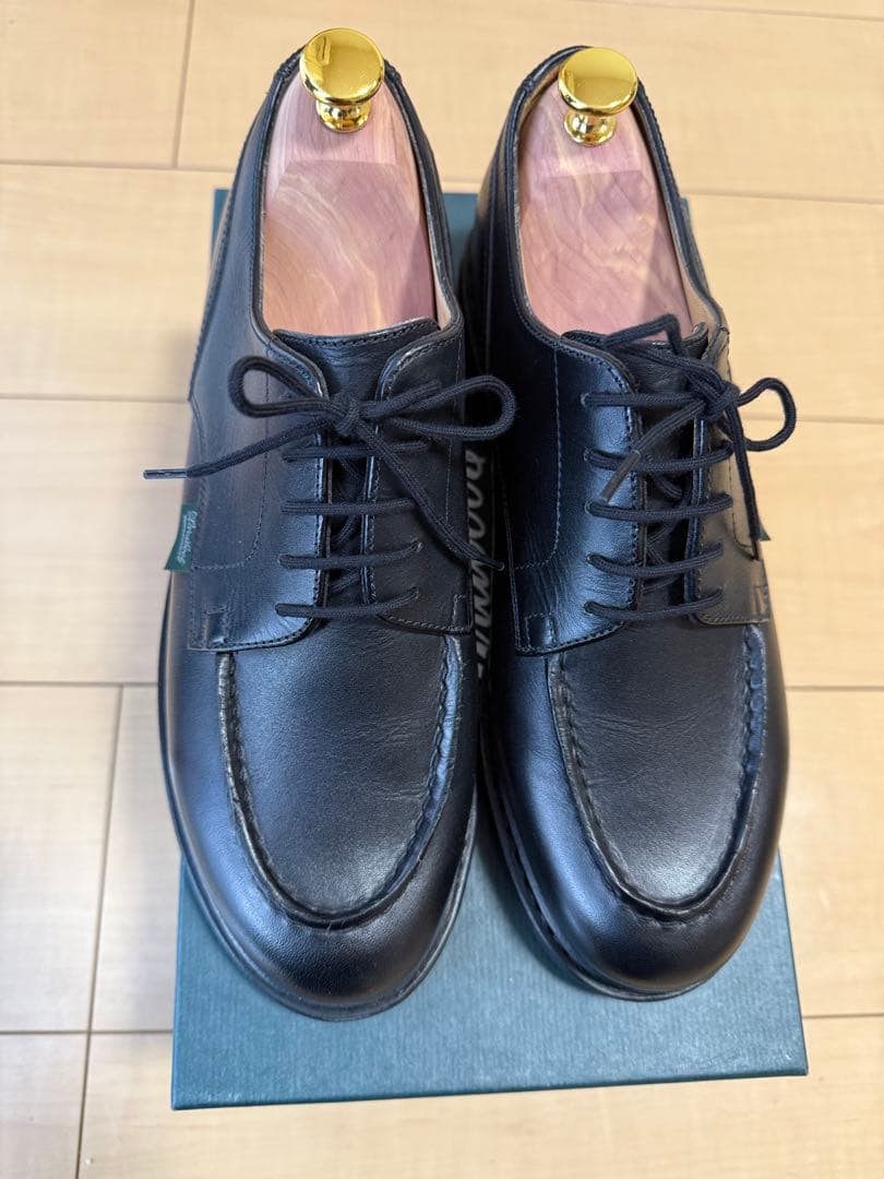 パラブーツ シャンボード CHAMBORD Uチップ 黒　7.5/26.0cm