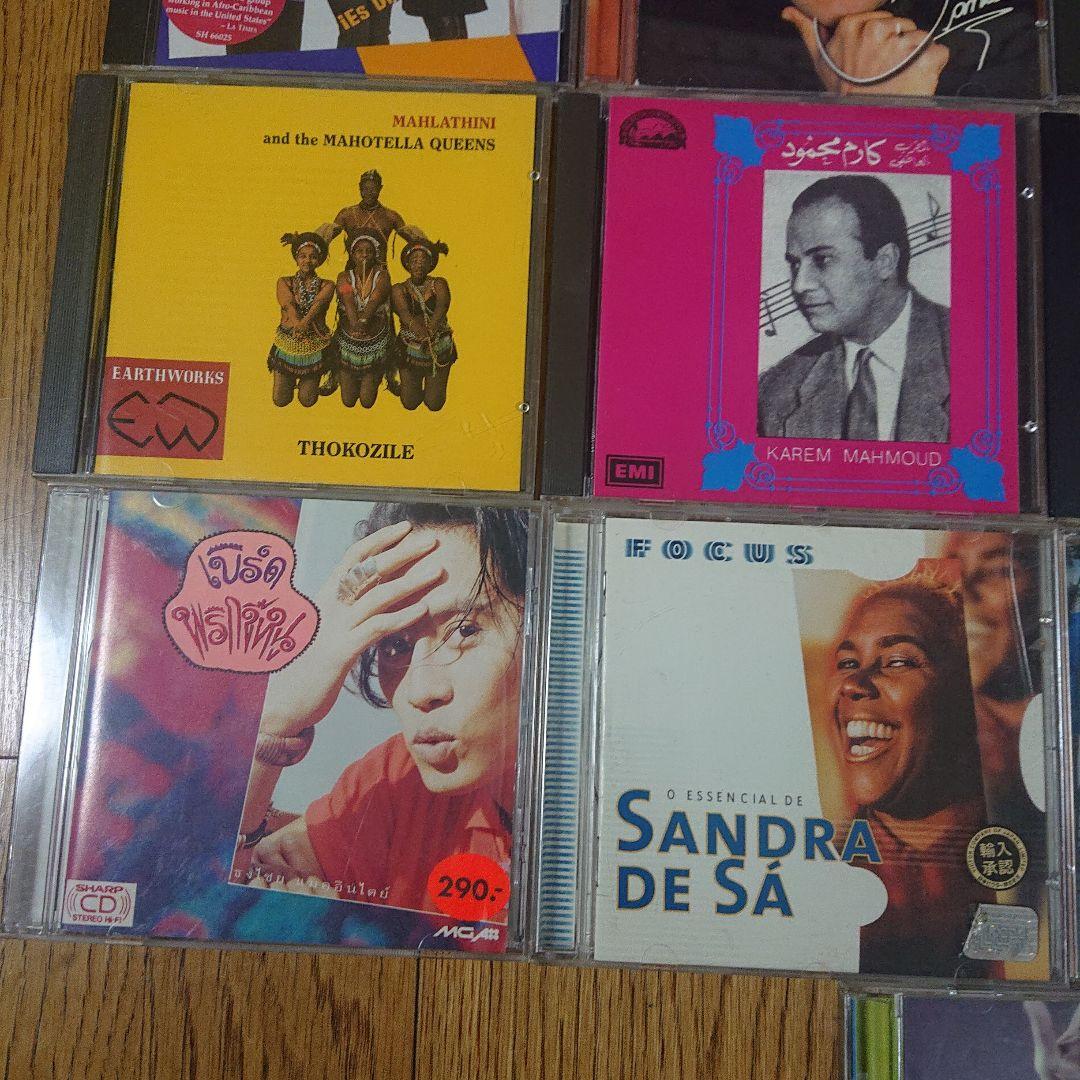 ワールド・ミュージック　CD22枚セット　中東　ブラジル　韓国　フランス　タイ他