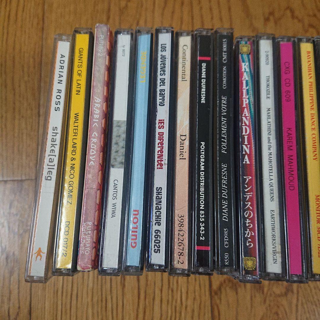 ワールド・ミュージック　CD22枚セット　中東　ブラジル　韓国　フランス　タイ他