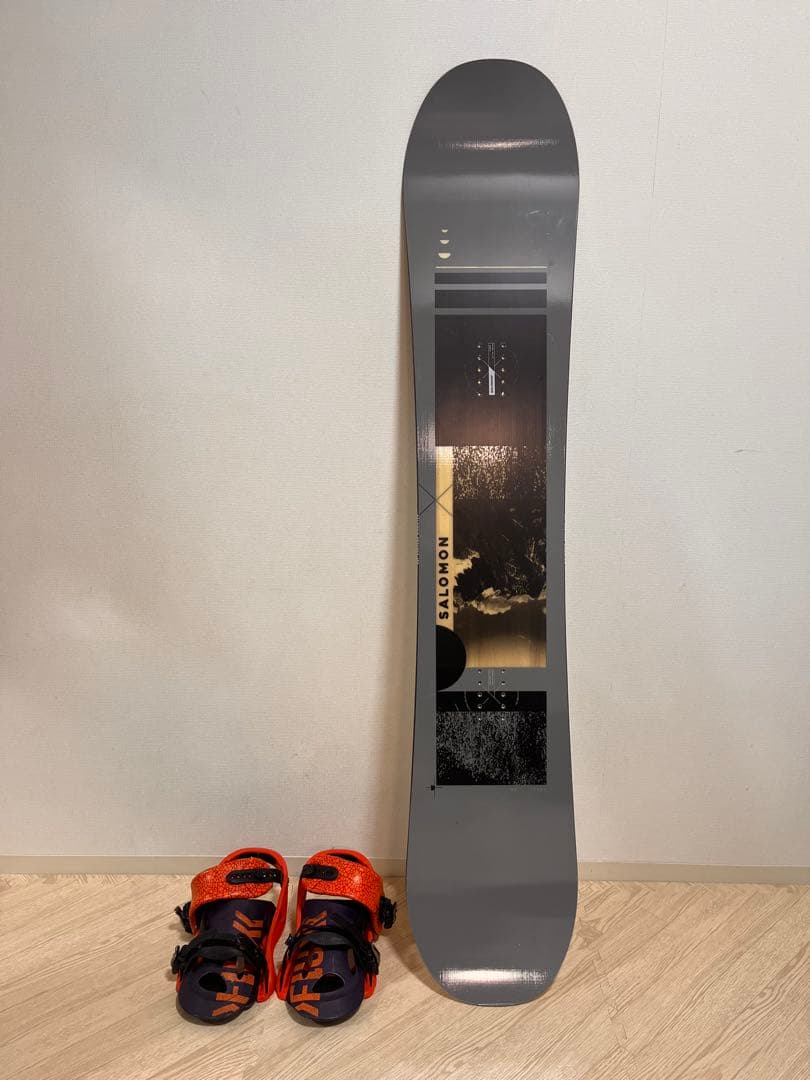 【美品】SALOMON サロモン スノーボード板156cm スノーボードセット