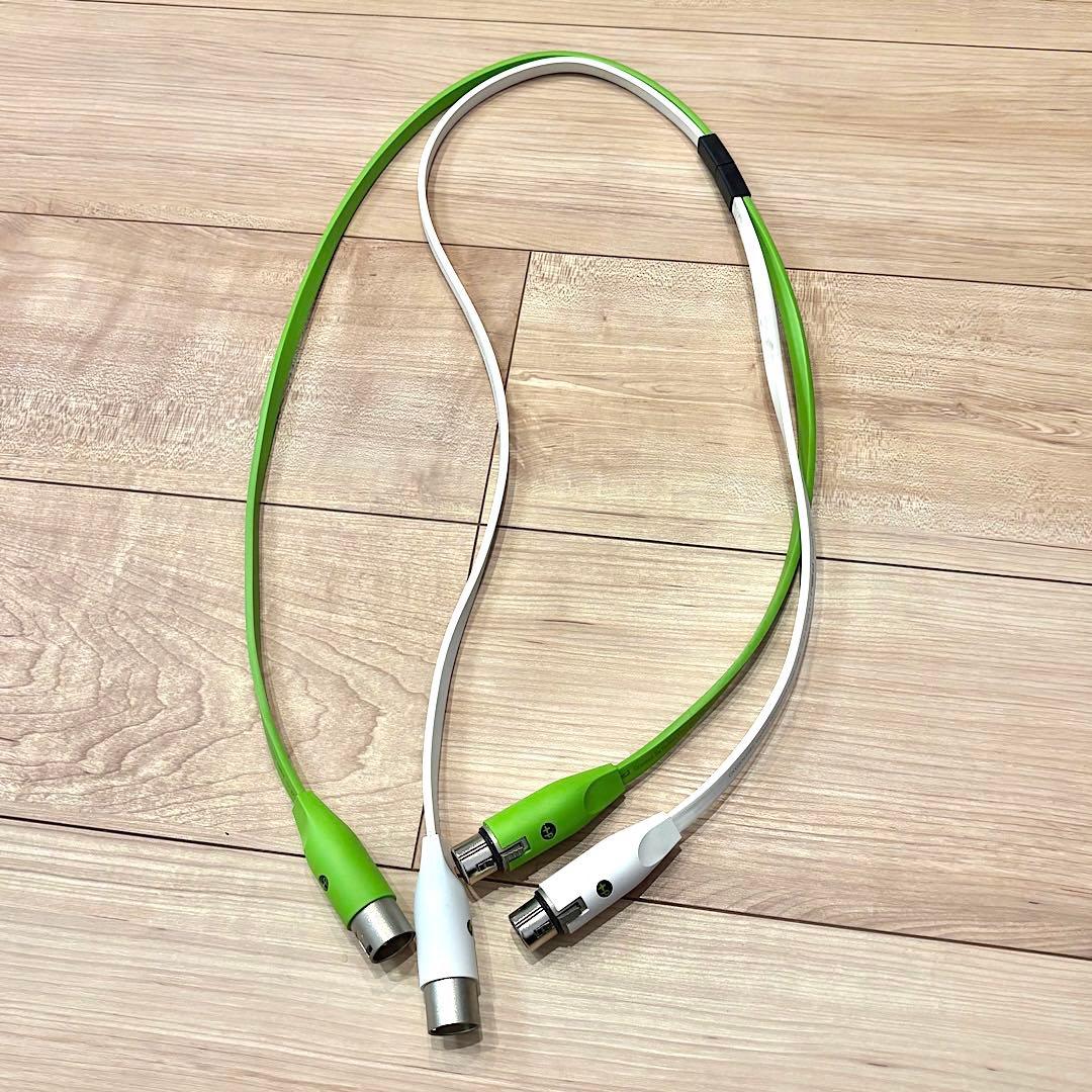 オヤイデ オーディオケーブル 1m 3本セット d+ TRS XLR