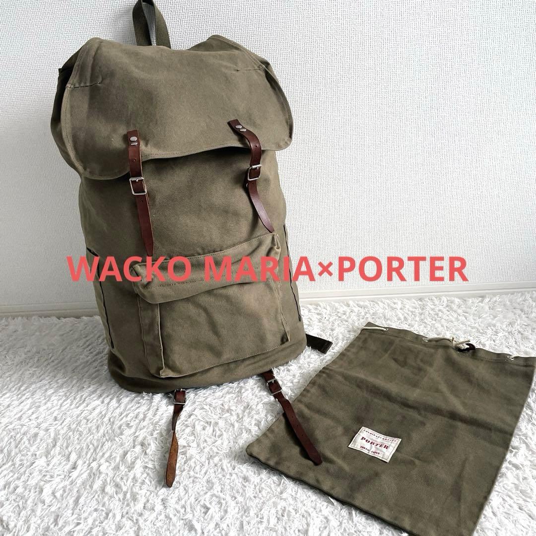 即完売品　WACKO MARIA×PORTER RUCK ミリタリーバックパック