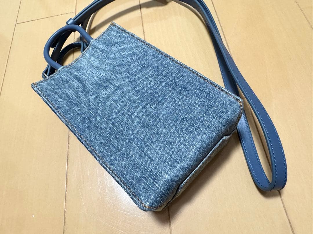 DIESEL ラージロゴ デニム生地 2Wayミニショルダーバッグ ミニバッグ