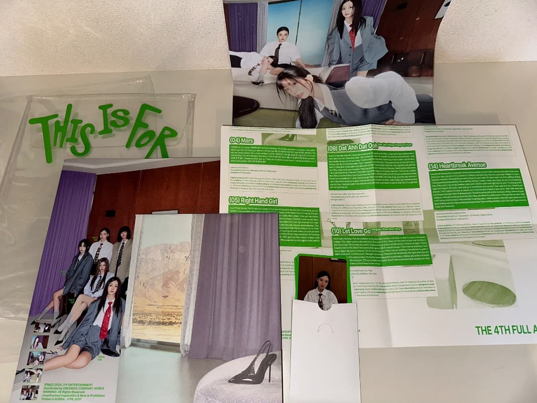 TWICE THIS IS FOR US盤(ジョンヨンサインポストカード付き)