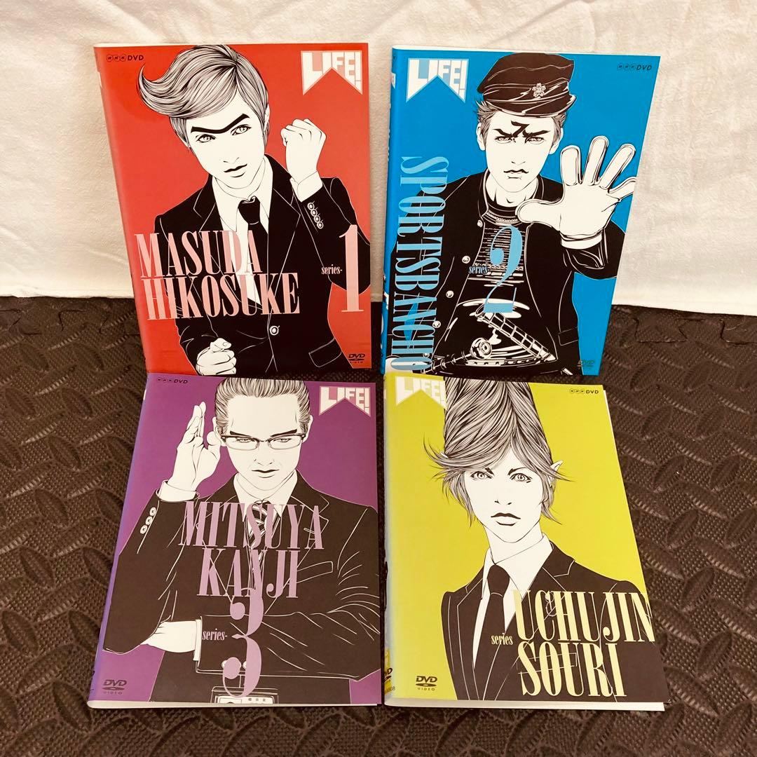 レンタル落ちDVD◆LIFE!!◆人生に捧げるコント◆4枚セット◆まとめ売り◆