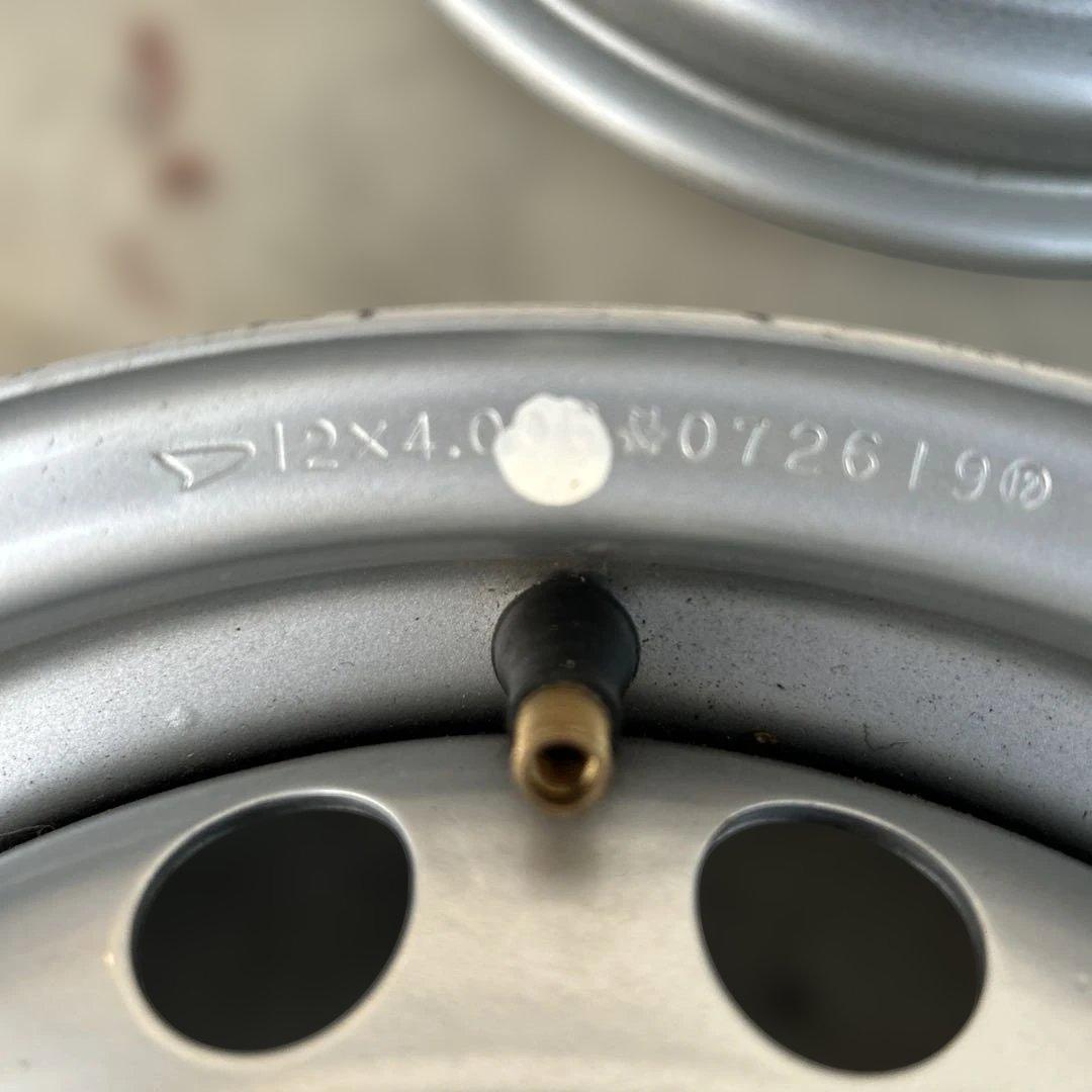 即*^様 ダイハツ純正12インチ 鉄ホイール 4個セット