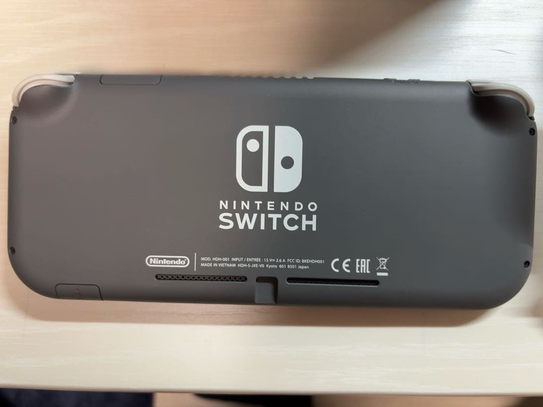 Nintendo Switch Lite グレー 充電器とカバー付き