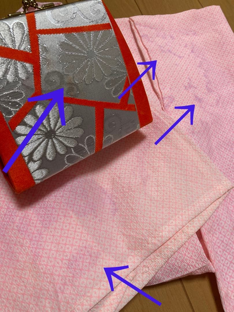 美品　15点セット　七五三　フルセット　3歳　5歳　7歳　アンティーク　紫　着物