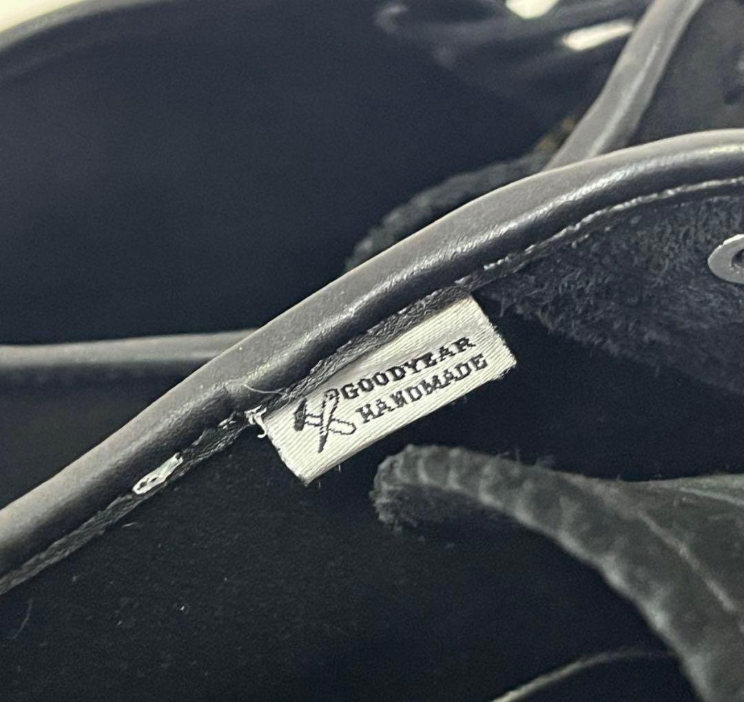 VISVIM PATRICAN WT-FOLK BLACK 9 27cm相当