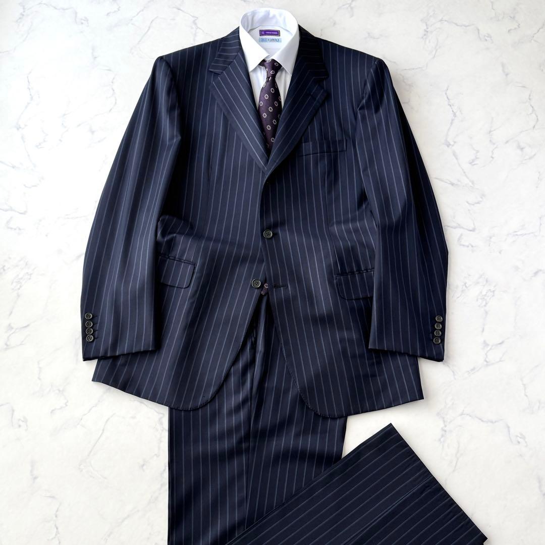 Brioni ブリオーニ セットアップ スーツ ネイビー 紺 XL以上 50万超