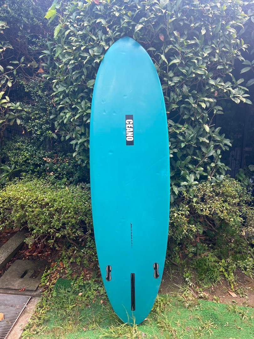 HAL　シングルフィン付き　CEANO SURFBOARD ミッドレングス