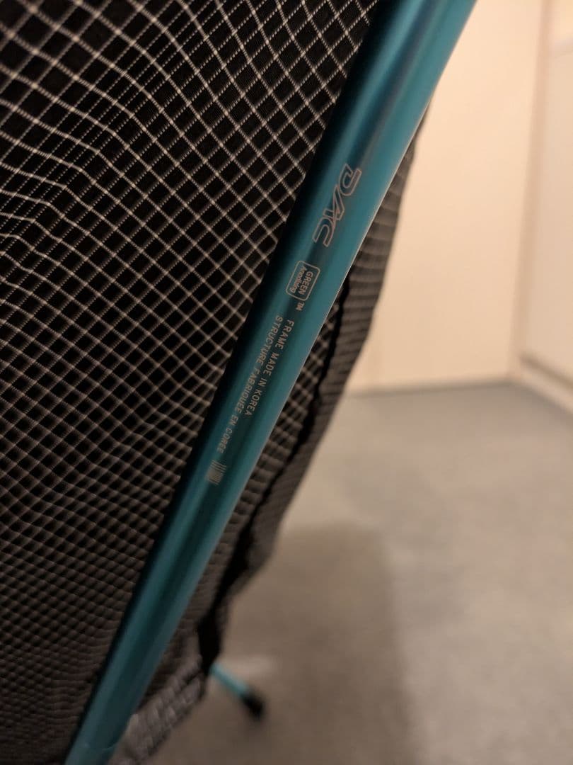 超絶軽い♪Helinox ヘリノックス チェアゼロ　ブラック　（中古）