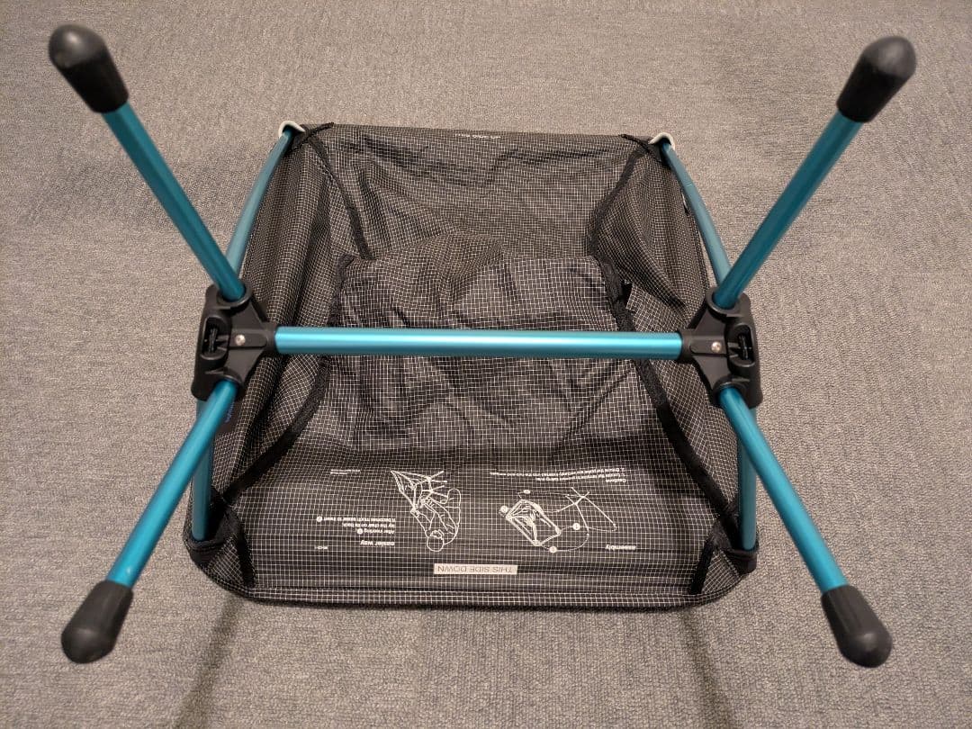 超絶軽い♪Helinox ヘリノックス チェアゼロ　ブラック　（中古）