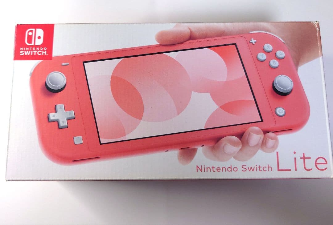 【ジャンク】Nintendo Switch Lite ピンク 本体 箱・充電器付