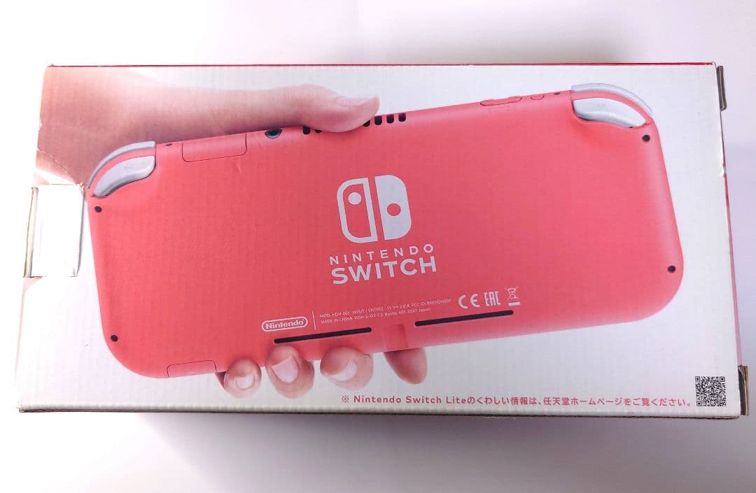 【ジャンク】Nintendo Switch Lite ピンク 本体 箱・充電器付