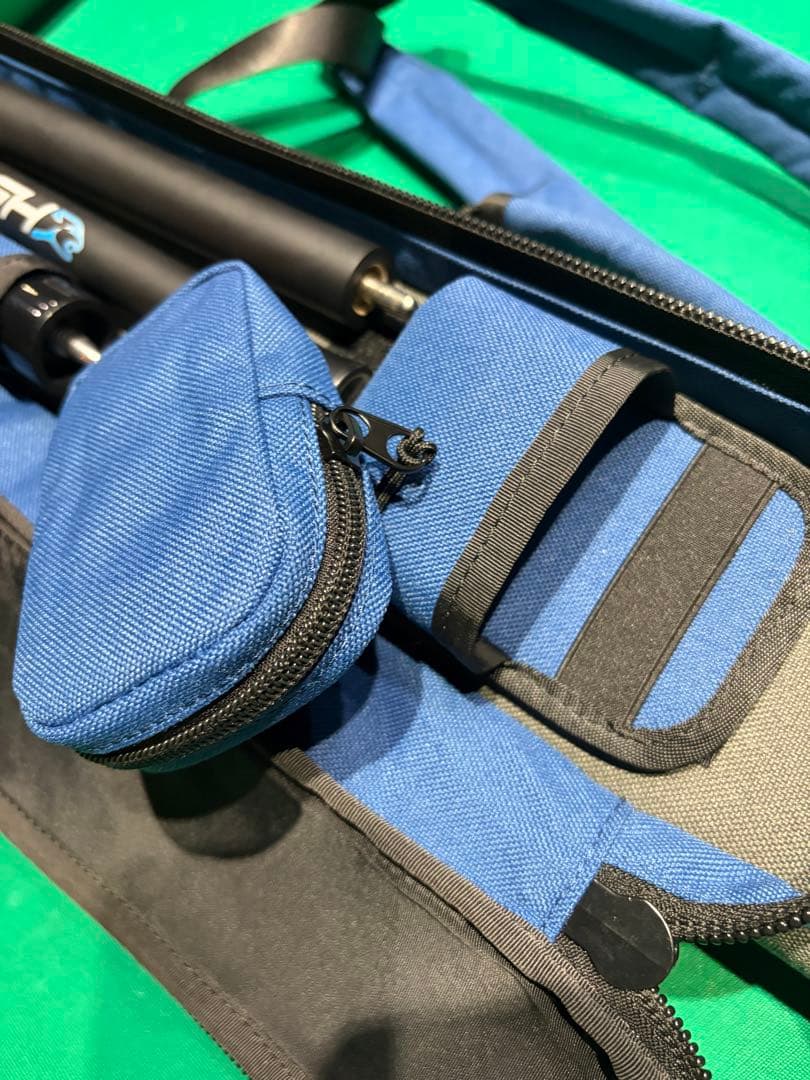 【極美品】3 seconds ビリヤードケース 青×グレー