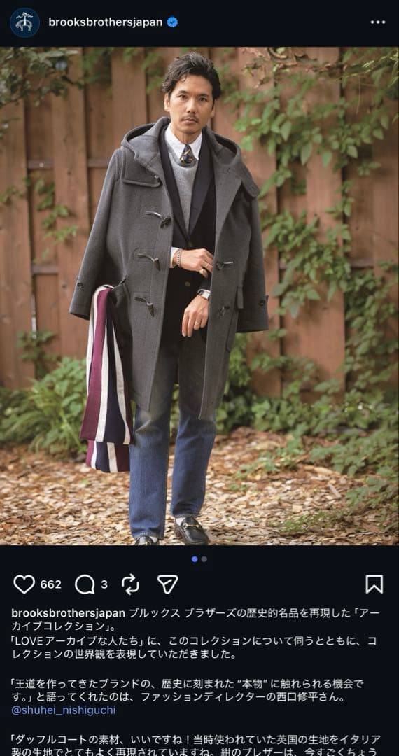 最終価格 新品 ブルックスブラザーズ アーカイブコレクション ダッフルコート M