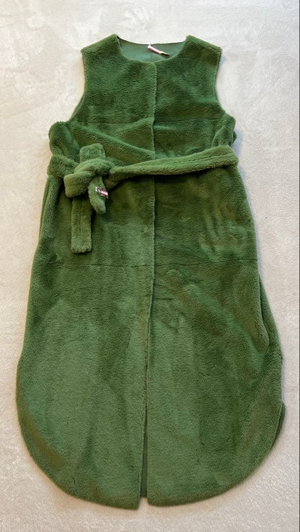 AMERlVINTAGEグリーンファーコート